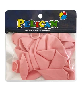 Купить Латексні кульки 10"(25cm) макарун #207 рожевий ніжний, Pelican 10шт