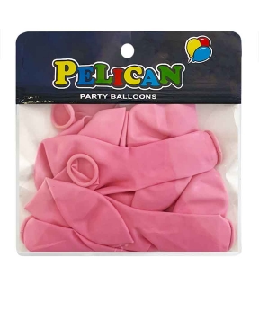 Купить Латексні кульки 10"(25cm) макарун #208 рожевий, Pelican 10шт