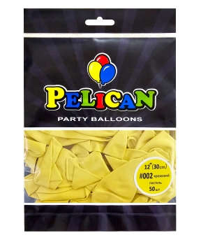 Купить Латексні кульки 12"(30cm) пастель #002 кремовий, Pelican 50шт