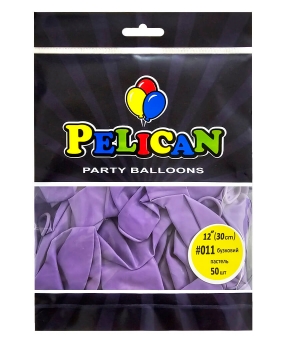 Купить Латексні кульки 12"(30cm) пастель #011 бузковий, Pelican 50шт