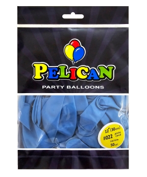 Купить Латексні кульки 12"(30cm) пастель #022 денім синій, Pelican 50шт