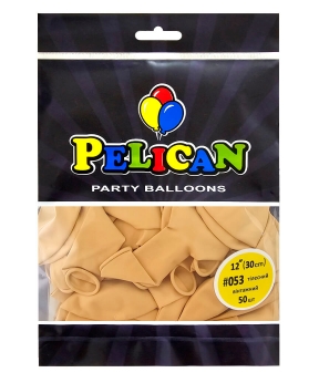 Купить Латексні кульки 12"(30cm) вінтажний #053 тілесний, Pelican 50шт