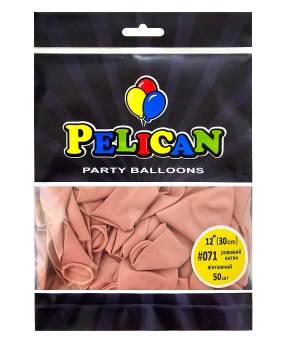 Купить Латексні кульки 12"(30cm) вінтажний #071 рожевий антик, Pelican 50шт