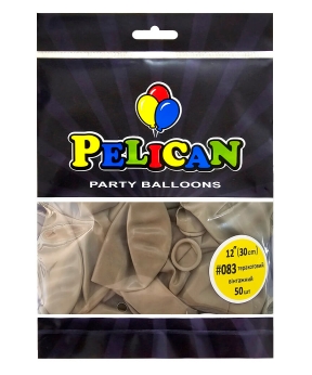 Купить Латексні кульки 12"(30cm) вінтажний #083 теракотовий, Pelican 50шт