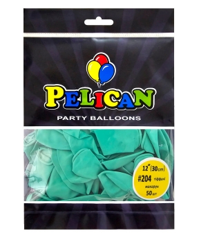 Купить Латексні кульки 12"(30cm) макарун #204 тіффані, Pelican 50шт