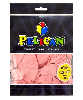 Купить Латексні кульки 12"(30cm) макарун #209 червоний світлий, Pelican 50шт
