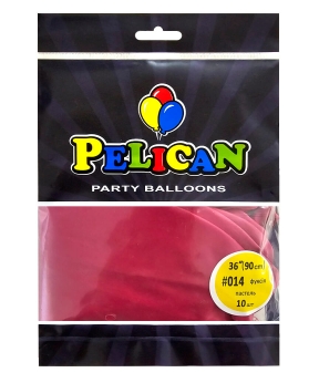 Купить Латексні кульки 36"(90cm) пастель #014 фуксія , Pelican 10шт
