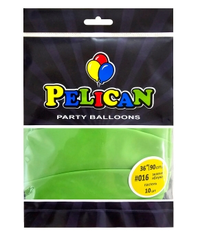 Купить Латексні кульки 36"(90cm) пастель #016 зелене яблуко, Pelican 10шт