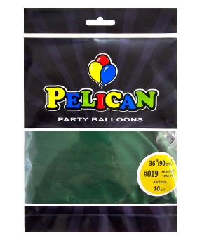 Купить Латексні кульки 36"(90cm) пастель #019 зелений темний, Pelican 10шт