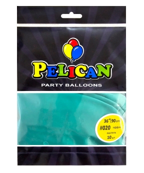 Купить Латексні кульки 36"(90cm) пастель #020 тіффані, Pelican 10шт
