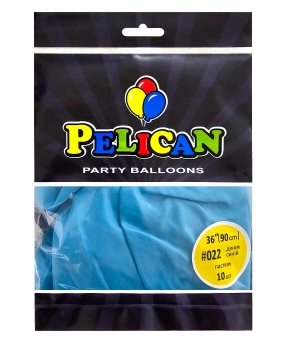 Купить Латексні кульки 36"(90cm) пастель #022 денім синій, Pelican 10шт