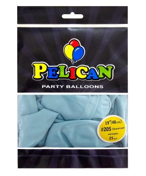 Купить Латексні кульки 36"(90cm) макарун #205 блакитний, Pelican 10шт