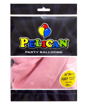 Купить Латексні кульки 36"(90cm) макарун #207 рожевий ніжний, Pelican 10шт