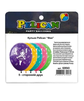 Купить Кульки Pelican 12"(30сm) "Фея" 5-стор. 10шт