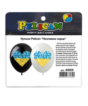 Купить Кульки Pelican 12"(30сm) "Незламне серце" 1-стор. 10шт