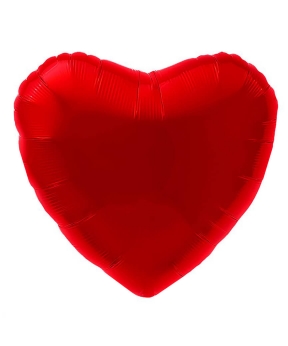 Купить Кулька фольгована Pelican серце 18' (45 см), ЧЕРВОНИЙ