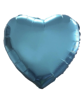 Купить Кулька фольгована Pelican серце 18' (45 см), БЛАКИТНИЙ СВІТЛИЙ
