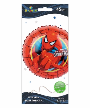 Купить Кулька фольг. Марвел Spider-man, 45см (індивідуальна упак.)