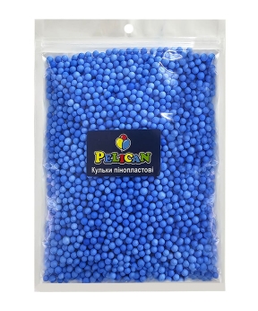 Купить Пінопластові кульки діаметр 4-6mm колір електрик, 250мл