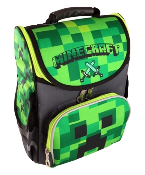 Купить Ранець- короб SPACE "Minecraft зелений" 988985с, 34*26*15 см