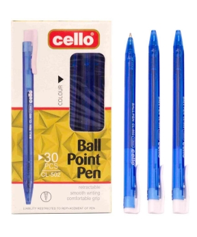 Купить Ручка на нопці CL-502, синя