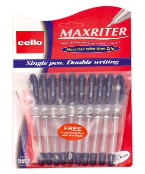 Купить Ручка масляная MAXRITER CELLO, синяя