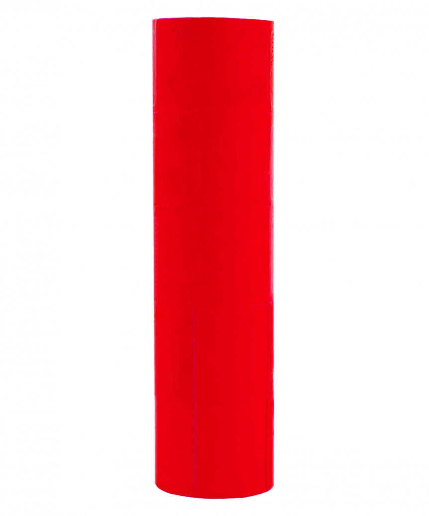 Ценник чистый  38*28мм,  4м  красный (5шт/уп) Т-13