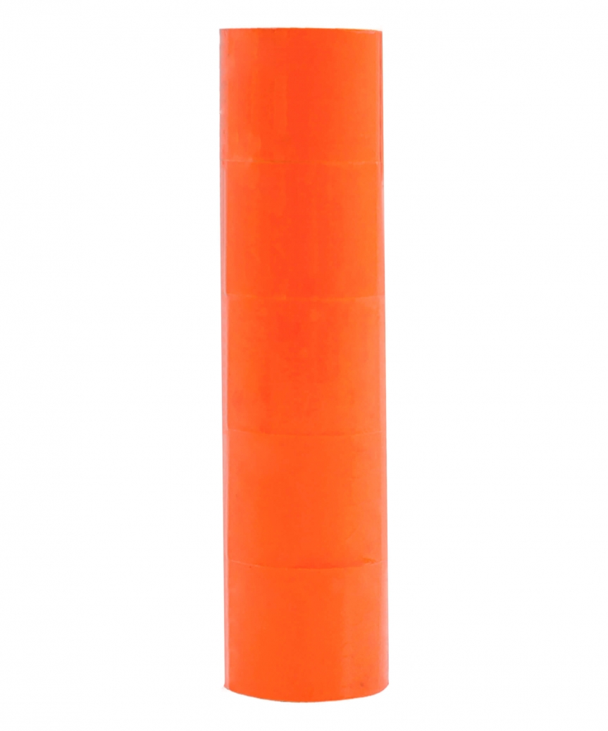 Ценник чистый  38*28мм,  4м  помаранчевый (5шт/уп)  Т-16