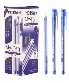 Купить Ручка масляная MY-PEN, синяя