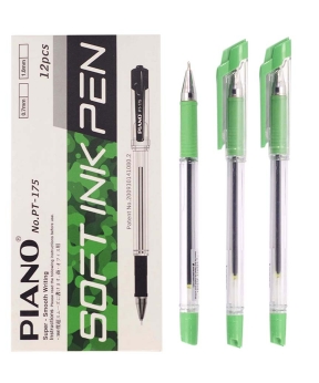 Купить Ручка масляная PIANO PT-175, зеленая
