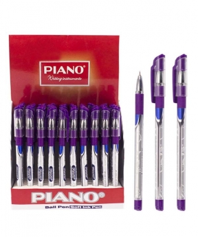 Купить Ручка масляная PIANO PT-195-С, фиолетовая