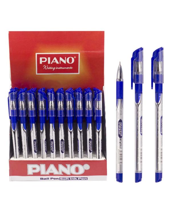 Ручка масляная PIANO PT-195-С, синяя