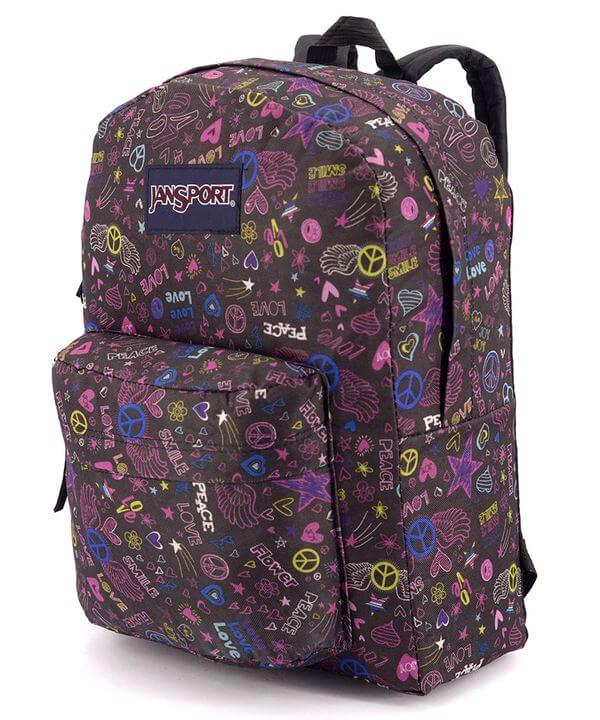 Рюкзак для молоді  фіолетовий, PEACE  4681