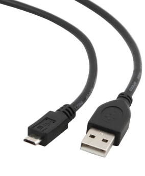 Купить Кабель живлення USB - Micro USB, 90см чорний
